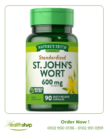 St. John`s Wort 600 mg - 90 Quick Release Capsules | Nature's Truth | Mood Adjustment and sleep aids  |